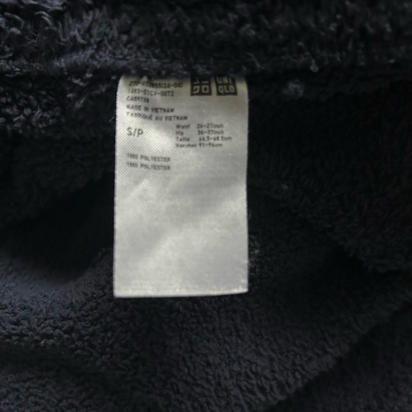 Uniqlo Women’s Soft Fluffy Jogger Pants - Navy (Size S/P) - Picture 3 of 7